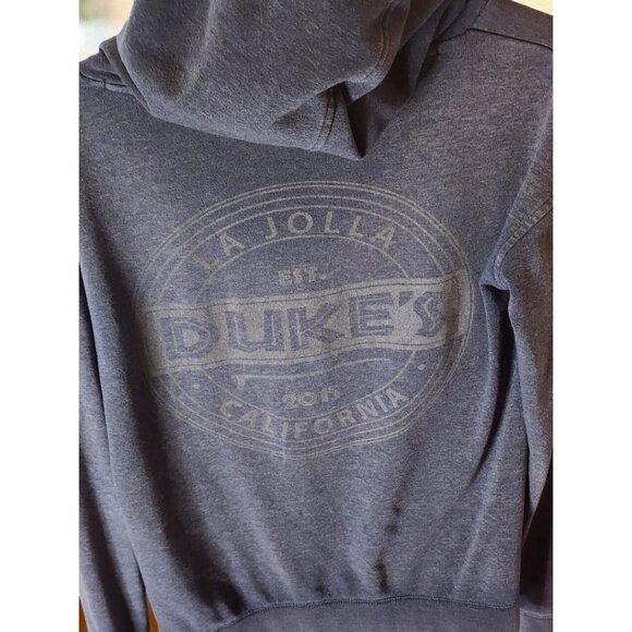 Techstyles Duke’s La Jolla California Hoodie Women’s Medium Blue Pullover Sweats - Picture 6 of 10